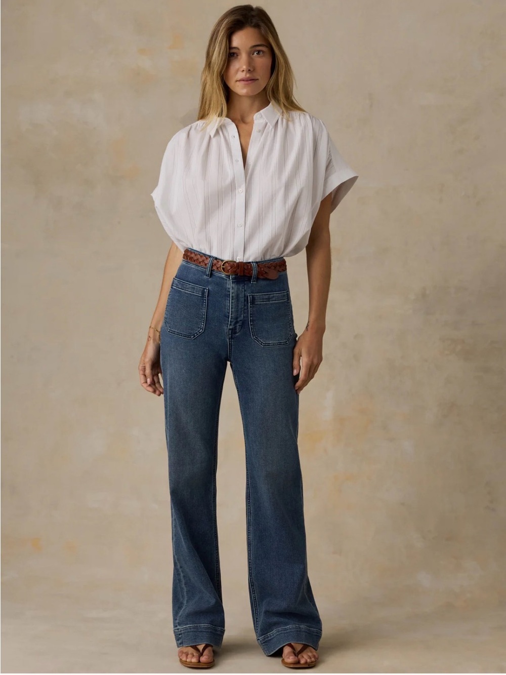 Faherty Stretch Terry Patch Pocket Pant - Riverton- Size 26